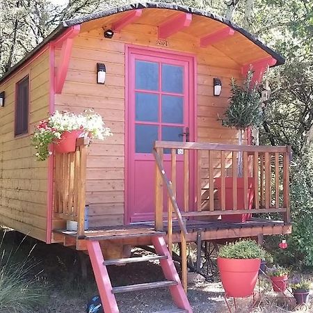 Roulotte Romantique Chauffee En Cevennes Monteils  Kültér fotó