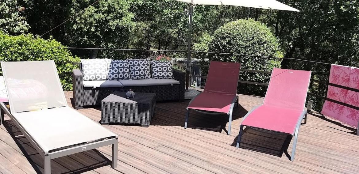 Roulotte Romantique Chauffee En Cevennes Monteils  Kültér fotó